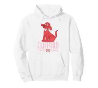 Clifford The Big Red Dog Pink Text with Bow Illustrated Book Sweat à Capuche