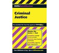 Cliffsquickreview Criminal Justice (Cliffs Quick Review (Paperback))