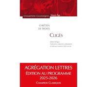 Cligès - Chrétien de Troyes - Honore Champion Eds - broché - Etude