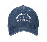 Clignez des Yeux si Vous Voulez Que Je camionne Chapeau Clignez des Yeux si Vous me Voulez Chapeau Casquette de Baseball réglable Sports Unisexe Papa Maman Caps