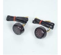 Clignotant à LED rond fumé pour moto Shin Yo Micro Disc fixation arrière