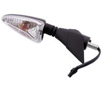 Clignotant arrière gauche pour Piaggio MP3 300 Yourban 11- | Origine, numéro comparatif 642582, plastique, verre clair, halogène, BA15s 10 watts orange, câble 90 millimètres, filet M10