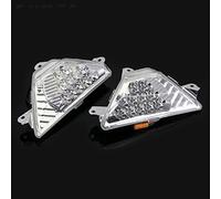 Clignotant avant LED transparent pour Kawasaki Ninja 250 300 400 650 1000/SX ZX6R Z1000SX Accessoires de moto clignotant