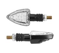 Clignotant Avoc MOTO ASO 13 LEDS BASE ABS TRANSPARENT - L 78mm - H 37mm 27mm HOMOLOGUE CE PAIRE