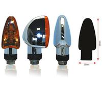Clignotant Bihr Triangle chromé