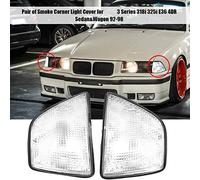 Clignotant Blanc E36,Clignotant Blanc E36 Berline,Clignotant E36,Tbest Éclairage D'Angle Transparent E36,Éclairage D'Angle E36,Accessoires De Sous Le Comptoir,Paire De