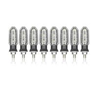 Clignotant de moto 12 V, lampe témoin ambre, pour Yamaha FZ 1, YZF R3, R6, R1 MT 07, 09, FZ6, Tracer 900, Tenere 700(8x transparent shell)