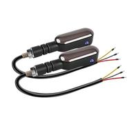 Clignotant De Moto, Accessoires De Moto 12 V, Clignotant LED 27 Modes, Projection De Flèche Au Sol, Voyant De Sécurité Jaune, DC 12 V Universel, Commande