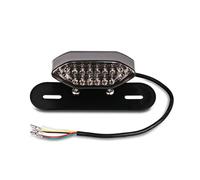 Clignotant De Moto Feu Arrière De Frein Feu D'arrêt Lampe D'immatriculation Accessoires De Moto Feux Stop(GRAY)