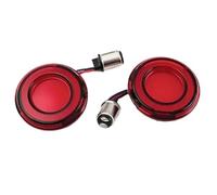 Clignotant de Motocyclette Conversions De Clignotants Avant LED pour Motos Style Balle 1157 pour Ha&rley Touring Break CVO Road Glide Fat Boy Softail
