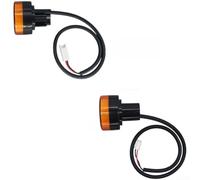 Clignotant de rechange pour scooter KuKirin A1 (un sur la droite (R)) | Indicateur latéral droit, construction en plastique durable, éclairage lumineux, connexion simple par fil