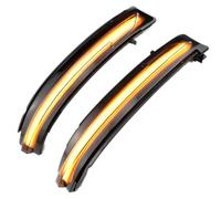 Clignotant de rétroviseur latéral à LED dynamique, clignotant séquentiel, lumière LED compatible for Nis-san X-Trail T32 Ro-gue Qash-qai J11 Mu-rano Z52 Juke Navara Path-finder Pack pour 2