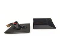 Clignotant de rétroviseur Lot 2 Clignotants LED Pour Voiture Feux Position Latéraux Dynamiques Éclairage Fluide Pour Opel Pour Signum Pour Vectra C 2003-2008 Clignotant Latéral(Dynamic Smoke 1)