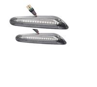 Clignotant De Rétroviseur Lot De 2 Clignotants Latéraux Dynamiques À LED Pour BMW, Modèles Pour E90/91/92/93, Pour E60, Pour E87/82, Pour E46(Dynamic Crystal B)