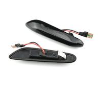 Clignotant De Rétroviseur Lot De 2 Feux Position Latéraux Dynamiques À LED Pour BMW Pour E90/91/92/93/60/87/82/46(Black 2)