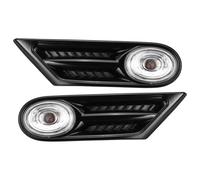 Clignotant De Rétroviseur pour BMW pour Mini pour Cooper R56 R57 Voyants 63137260202 LED Feu Position Latéral Voiture Clignotant Clignotant Lampe LED Clignotant(Clear)