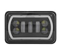 Clignotant De Vieux on,Phare Moto LED Recule,Phare LED Recule,Phare Carré pour on,Phare À LED on 4 Pouces X 6 Pouces Phare LED Carré Léger Faisceau Haut/Bas o B Convient pour Mus 19
