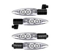 Clignotant directionnel Lot de 4 Clignotants Moto, 2 LED, lumière constante, Ambre, 12 V CC, pour Twin F 650 GS 2008-2012