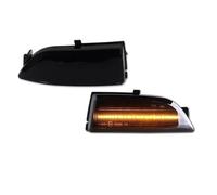 Clignotant du Rétroviseur pour Ford pour Ranger pour Lariat pour T6 pour Raptor 2019-2023 2 Pièces Ensemble Clignotants Latéral À LED Ambre Clignotement Séquentiel Dynamique Clignotant Voiture