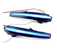 Clignotant dynamique compatible avec CES GLC W205 X253 W213 W222 Classe V W447,clignotant séquentiel pour rétroviseur latéral (bleu jaune)