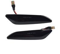 Clignotant dynamique de clignotant de marqueur latéral for Alfa Romeo 147/156 for Fiat Tipo for Lancia Delta 3 Ypsilon Canbus(Dynamic Smoked Black)