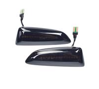 Clignotant dynamique for Opel Astra J Astra JK Zafira C Insignia B Grandland X feu de position latéral clignotant séquentiel(Dynamic Smoked Black)
