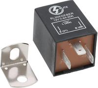 Clignotant électronique, 12V avec connexion à 3 broches (31, 49, 49a), utilisable de manière universelle