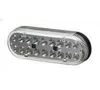HELLA Valuefit 2Be 357 022-001 Feu Clignotant - Led - 12/24V - Montage En Saillie/Vissé - Fiche: Extrémités De Câble Ouvertes - Quantité: 1