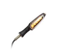 KOSO Clignotant Unlimited LED – noir mat/translucide – universel – vendu à l'unité