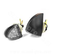 CLIGNOTANT HOMOLOGUE TNT BEAN A LEDS NOIR (LA PAIRE) ADAPT. PIAGGIO MP3 400 / 50