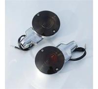 Clignotant Indicateur Clignotants Avant Plats pour Moto pour Harley Touring Electra Glide Road Glide King Heritage Softail FLSTC 01-17 Indicateurs De Moto(Fumée)