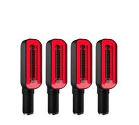 Clignotant indicateur Clignotants Universels De Moto 12V, Clignotant DRL À Eau Qui Coule 2 en 1, Feu Arrière 12 LED, Accessoires
