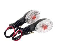 Clignotant Indicateurs Clignotants Avant/arrière Étanches pour Motos pour K&awasaki pour KLX250 D-Tracker, pour KLX250, pour KLX300SM pour KLX230R Clignotants Lumières(2 pièces)