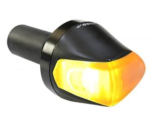 Clignotant KOSO Knight LED noir mat/fumé universel à l'unité