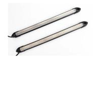 Clignotant Latéral Clignotant Dynamique Feu De Jour LED Universel pour Voiture Clignotant avec Démarrage Séquentiel Bande Phare Automobile 2 Pièces (Couleur : Ice Blue Yellow, Size : 29cm)