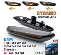 Clignotant latéral dynamique à LED pour BMW, clignotant séquentiel, feu de position, E90, E91, E92, E93, E60,