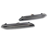 Clignotant latéral dynamique ambre super lumineux, feux de répétition séquentiels Canbus for Mini for Cooper R60 for Countryman 2010-2017, for Mini R61 for Paceman 2012-2017 Transparent