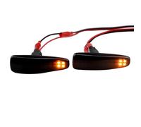 Clignotant latéral dynamique Clignotant Pour Dynamique À Défilement Séquentiel Pour Rétroviseur Intérieur Compatible Avec Mitsubishi Pour Mirage 2014-2019 OEM 8351A001(Black)