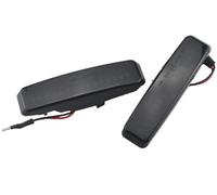 Clignotant latéral dynamique Indicateur Pour La Série 5 5er E39 1995-2003 2 Pièces Clignotants Dynamiques Feux Position Latéraux Coulant Clignotant Séquentiel Lumière Style Voiture(Smoky black)