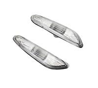 Clignotant Latéral Feux pour BMW 3 Series E46 E60 E61 E83,Rétroviseur Latéral Clignotant Lumières Clignotants Séquentiels Indicateur Direction,A-White