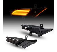 Clignotant Latéral LED E-Validé Fumé 2 Pièces Compatible Porsche Cayenne 9PA 02