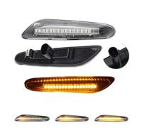 Clignotant Latéral Lot De 2 Clignotants Latéraux Dynamiques À LED Pour BMW E90 E91 E92 E93 E60 E87 E82 E46 Sans Erreur(Dynamic Crystal A)