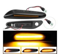 Clignotant Latéral Lot De 2 Clignotants Latéraux Dynamiques À LED Pour BMW E90 E91 E92 E93 E60 E87 E82 E46 Sans Erreur(Dynamic Smoked B)