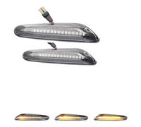 Clignotant Latéral Lot De 2 Clignotants Latéraux Dynamiques À LED Pour BMW E90 E91 E92 E93 E60 E87 E82 E46 Sans Erreur(Dynamic Crystal B)