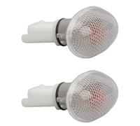 Clignotant Latéral,Lot de 2 feux de position latéraux 12 V 632574 de remplacement pour modèles 206, 407, 607 LED, Garde-boue avant Feu de signalisation latéral Montage de lampe de signal de tournage