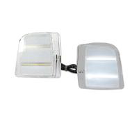 Clignotant Latéral Pour Chevrolet Pour Astro 1995-2005 2 Pièces Voiture LED Avant Coin Côté Marqueur Clignotants Feux Circulation Diurnes Clignotants latéraux Dynamiques(Clear Lens White)