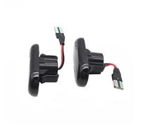 Clignotant Latéral Pour CLIO Pour ESPACE Pour KANGOO Pour Rapid Pour LAGUNA Pour MEGANE 2x Feux Position Latéraux À LED Dynamiques Clignotants latéraux Dynamiques(Smoked black)