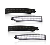 Clignotant Latéral Pour Ford Pour Mustang Gen7 S650 2024-up Voiture LED Avant/Arrière Côté Marqueur Clignotant Ensemble Feux Stationnement(BLANC)