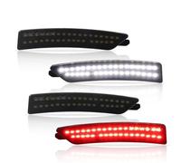 Clignotant Latéral Pour Ford Pour Mustang Gen7 S650 2024-up Voiture LED Avant/Arrière Côté Marqueur Clignotant Ensemble Feux Stationnement(White Red)
