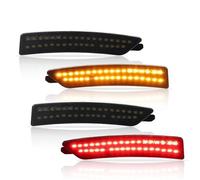 Clignotant Latéral Pour Ford Pour Mustang Gen7 S650 2024-up Voiture LED Avant/Arrière Côté Marqueur Clignotant Ensemble Feux Stationnement(Amber Red)